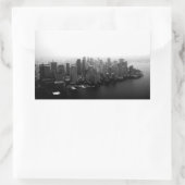 Sticker Rectangulaire New York Skyline (Sac)
