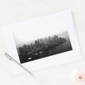 Sticker Rectangulaire New York Skyline (Enveloppe)