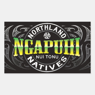 Sticker Rectangulaire Ngapuhi Lifer Chrome