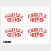Sticker Rectangulaire Niagara Falls Canada (Feuille)