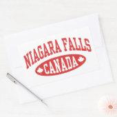 Sticker Rectangulaire Niagara Falls Canada (Enveloppe)