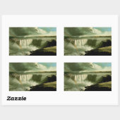 Sticker Rectangulaire Niagara Falls de Table Rock (Feuille)