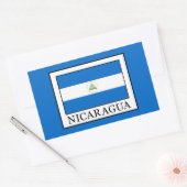 Sticker Rectangulaire Nicaragua (Enveloppe)