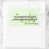 Sticker Rectangulaire Nietzsche (Sac)