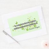 Sticker Rectangulaire Nietzsche (Enveloppe)