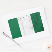Sticker Rectangulaire Nigéria (Enveloppe)