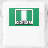 Sticker Rectangulaire Nigéria (Sac)