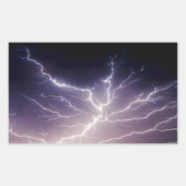 Sticker Rectangulaire Night Lightning (Devant)