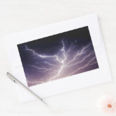 Sticker Rectangulaire Night Lightning (Enveloppe)