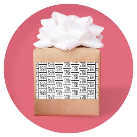 Sticker Rectangulaire N'importe quel Motif de répétition de logo ou d'im