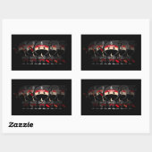 Sticker Rectangulaire Ninja Boy (Feuille)