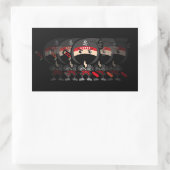 Sticker Rectangulaire Ninja Boy (Sac)