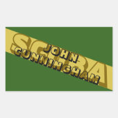 STICKER RECTANGULAIRE NITROX DE SCUBA. CAMOUFLAGE DE SCUBA. STYLE MILITA (Devant)