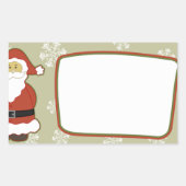 Sticker Rectangulaire Noël (Devant)