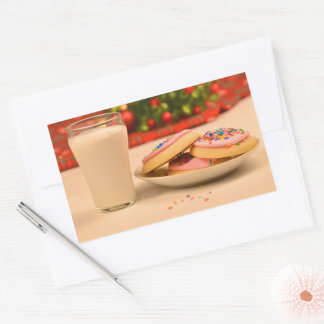 Sticker Rectangulaire Noël