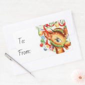 Sticker Rectangulaire Noël (Enveloppe)