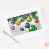 Sticker Rectangulaire Noël (Enveloppe)