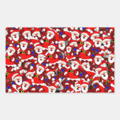 Sticker Rectangulaire Noël (Devant)