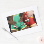 Sticker Rectangulaire Noël 18367 (Enveloppe)