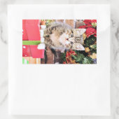 Sticker Rectangulaire Noël - Chat Kitty - Monki (Sac)