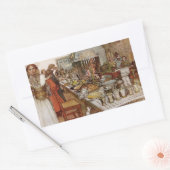 Sticker Rectangulaire Noël Eve Julaftonen (Enveloppe)