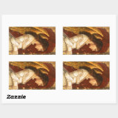 Sticker Rectangulaire Noël Fresco Angel (Feuille)