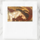 Sticker Rectangulaire Noël Fresco Angel (Sac)