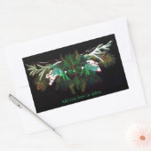 Sticker Rectangulaire Noël hiver Green Man (Enveloppe)