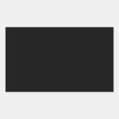 Sticker Rectangulaire Noir (Devant)