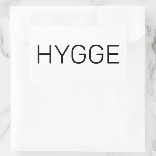 Sticker Rectangulaire Noir hybride (Sac)