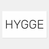 Sticker Rectangulaire Noir hybride (Devant)