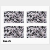 Sticker Rectangulaire Noix de buffle - Water Caltrop (Feuille)