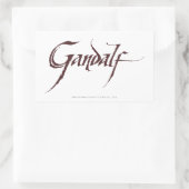 Sticker Rectangulaire Nom de bande solide (Sac)