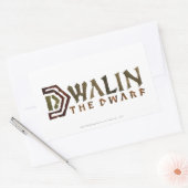 Sticker Rectangulaire Nom de Dwalin (Enveloppe)