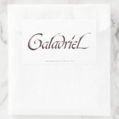 Sticker Rectangulaire Nom de Galadriel solide (Sac)