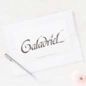 Sticker Rectangulaire Nom de Galadriel solide (Enveloppe)