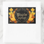 Sticker Rectangulaire Nom de l'État et fabricant de sucre (lot et date) (Sac)