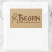 Sticker Rectangulaire Nom de l'ours BEORN™ (Sac)