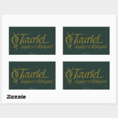 Sticker Rectangulaire Nom de TAURIEL™ (Feuille)