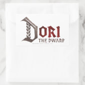 Sticker Rectangulaire Nom Dori (Sac)