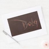 Sticker Rectangulaire Nom du bloc (Enveloppe)