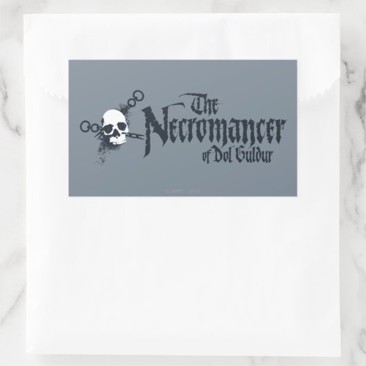 Sticker Rectangulaire Nom du Necromancer (Sac)