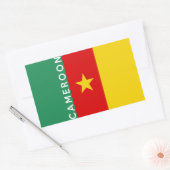 Sticker Rectangulaire nom du symbole du pays du cameroun (Enveloppe)