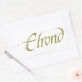 Sticker Rectangulaire Nom ELROND™ Texté (Enveloppe)