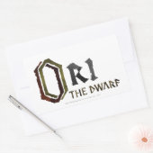 Sticker Rectangulaire Nom Ori (Enveloppe)