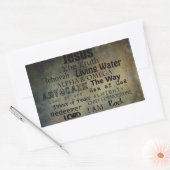 Sticker Rectangulaire Noms de Jésus...christianisme (Enveloppe)