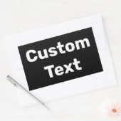 Sticker Rectangulaire Noms personnalisés / personnalisés faits / Customi (Enveloppe)