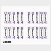 Sticker Rectangulaire Non KPD Oui TNT (Feuille)