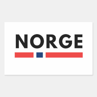 Sticker Rectangulaire Norge