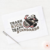 Sticker Rectangulaire Normes sur les ordures (Enveloppe)